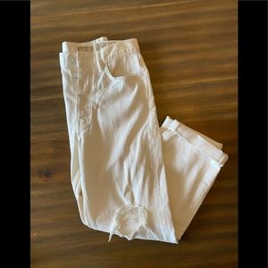 All Saints Hayden Boys Fit Off White Jean Size 25